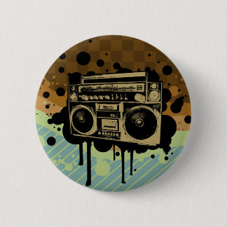 BoomBox 6 Cm Round Badge
