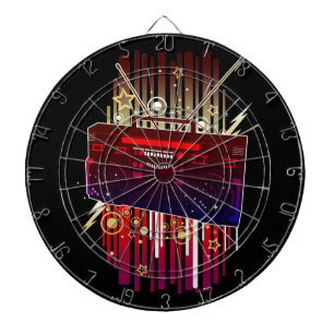 Boombox Blast Dartboard