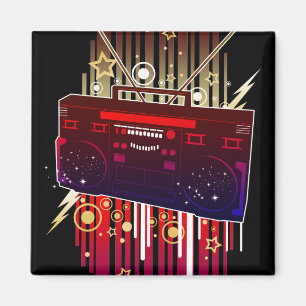 Boombox Blast Magnet