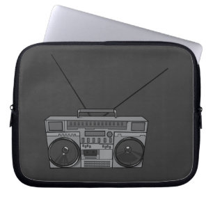 Boombox / Boom Box Stereo Tape Radio Player Laptop Sleeve