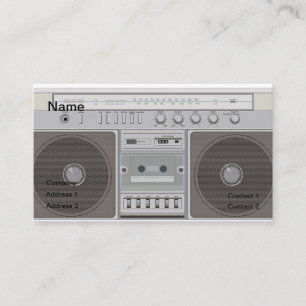 Boombox Business Card