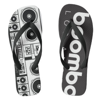 Boombox flip flops