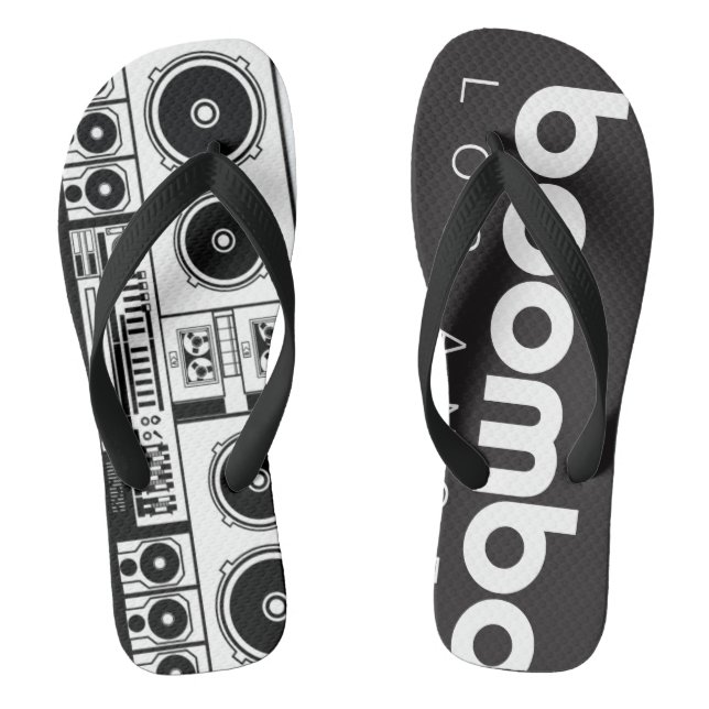 Boombox flip flops (Footbed)