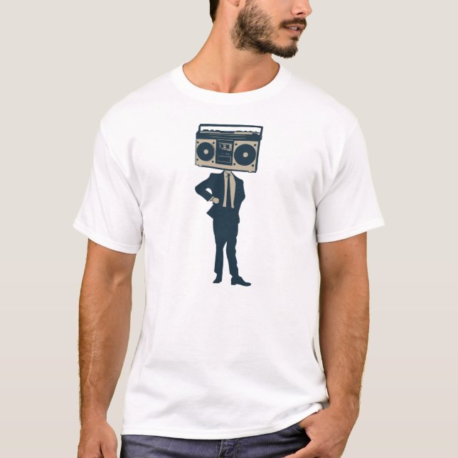 Boombox Head T-Shirt (Front)