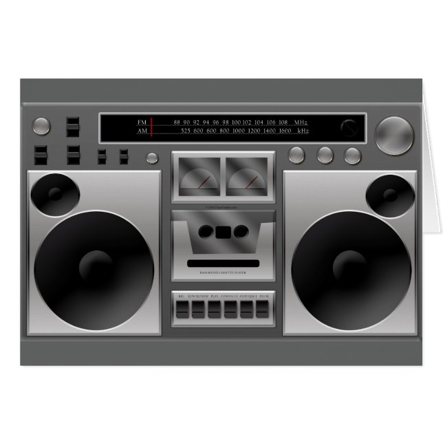 Boombox Radio Graphic (Front Horizontal)