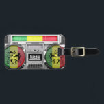 boombox reggae luggage tag<br><div class="desc"></div>