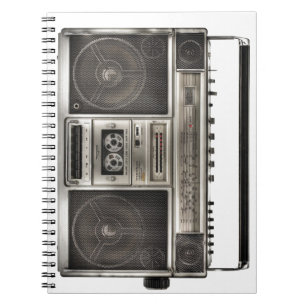 Boombox Spiral Notebook