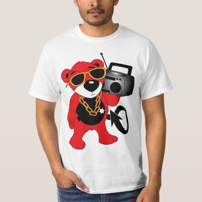 Boombox Teddy! T-Shirt (Front)