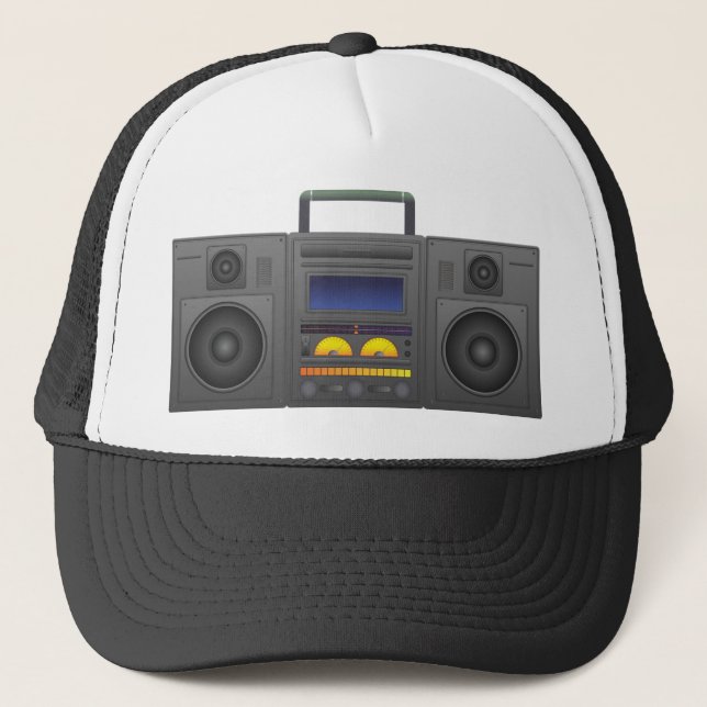 Boombox Trucker Hat (Front)