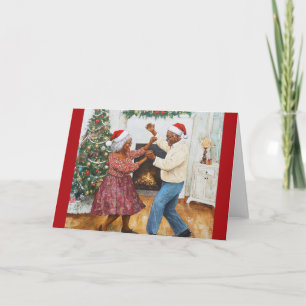 Boomer Joyful Holiday Dance Christmas Card