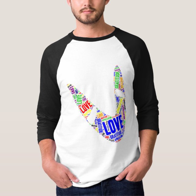 Boomerang Basic Love Gratitude Appreciation T-Shirt (Front)