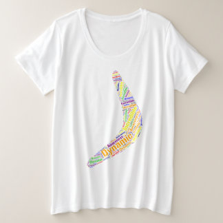 Boomerang Dynamic, Incredible, Awareness Plus Size T-Shirt