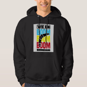 Boomerang Graphic Boomerang Player Boomerang Throw Hoodie
