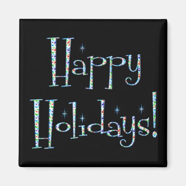 Boomerang Happy Holidays! Magnet (Front)