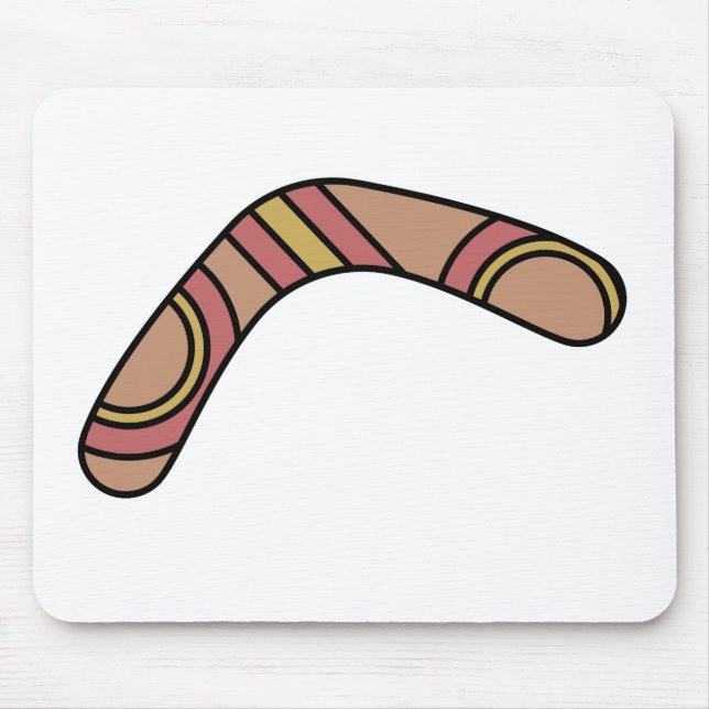 Boomerang Mouse Pad (Front)
