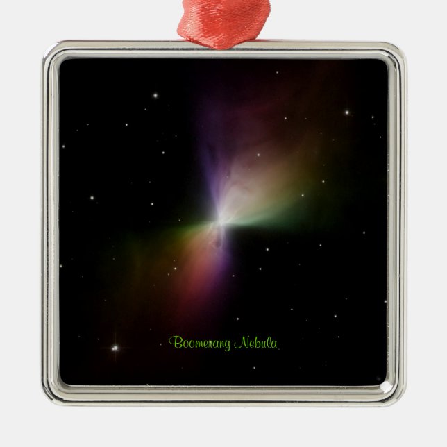 Boomerang Nebula, Constellation Zentaur Metal Tree Decoration (Front)