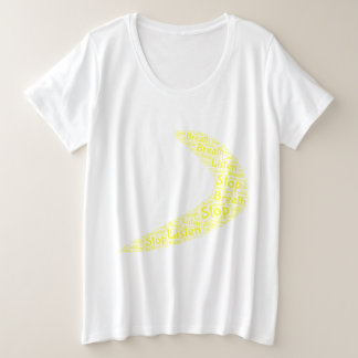 Boomerang Stop, breath, listen Plus Size T-Shirt