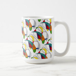 "Boomerangs Tiled" Abstract Design Mug