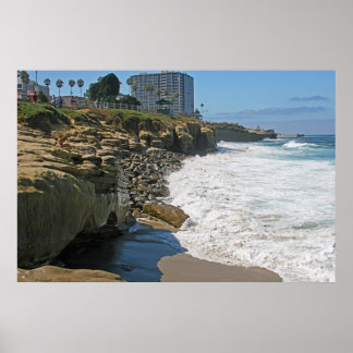 Boomer's to Children's Pool Poster ~ La Jolla