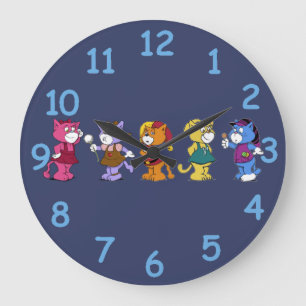 Boomi Cats Large Clock