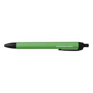 Boomslang green colour name black ink pen