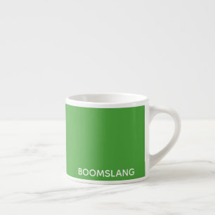 Boomslang green colour name espresso cup