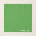 Boomslang green colour name scarf<br><div class="desc">Boomslang green colour name</div>