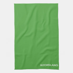 Boomslang green colour name tea towel