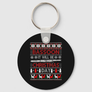 Boon It Will Be Christmas Day Gift Ugly Xmas  Key Ring