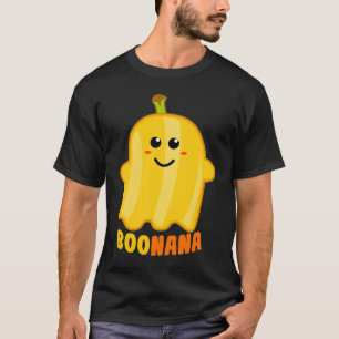 Boonana Banana Ghost Funny Scary Cute Halloween Co T-Shirt