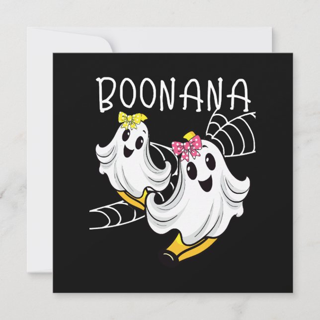 Boonana Cute Ghost Banana Halloween (Front)