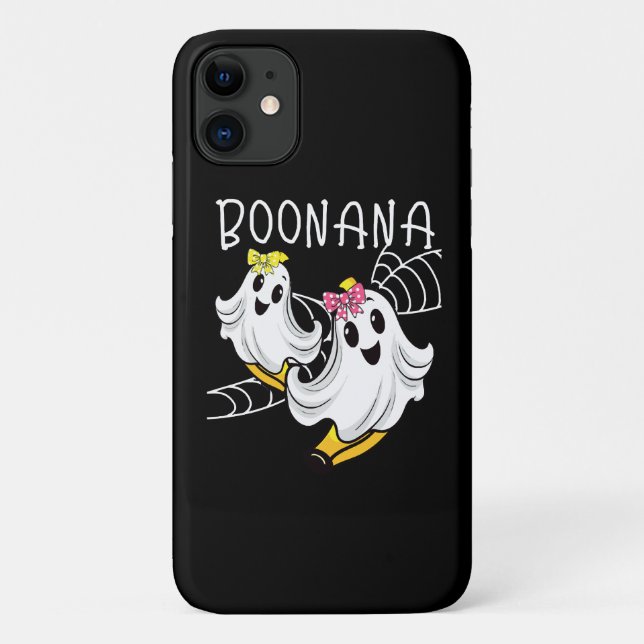 Boonana Cute Ghost Banana Halloween Case-Mate iPhone Case (Back)