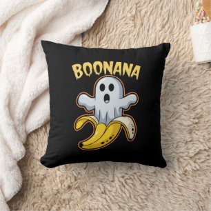 Boonana Cute Ghost Banana Halloween Cushion