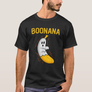 Boonana Cute Ghost Banana Halloween Men Women girl T-Shirt