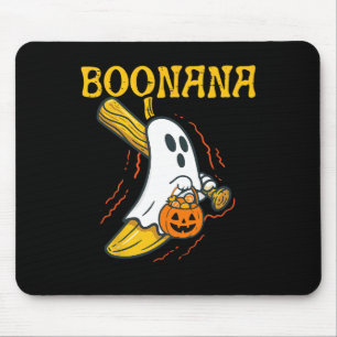 Boonana Cute Ghost Nana Halloween Costume Men Wome Mouse Pad