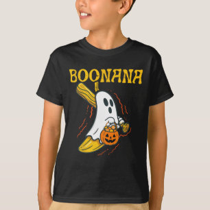 Boonana Cute Ghost Nana Halloween Costume Men Wome T-Shirt