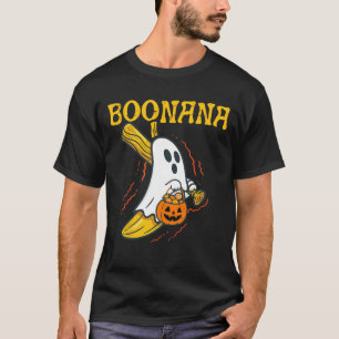 Boonana Cute Ghost Nana Halloween Costume Men Wome T-Shirt