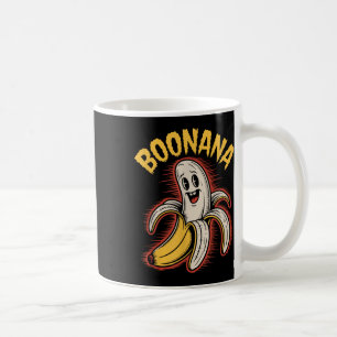 Boonana Funny Banana Ghost Spooky Halloween Costum Coffee Mug