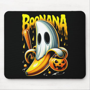 Boonana Ghost Nana Funny Halloween Costume Art Mouse Pad