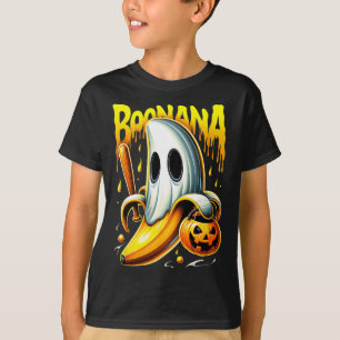 Boonana Ghost Nana Funny Halloween Costume Art T-Shirt