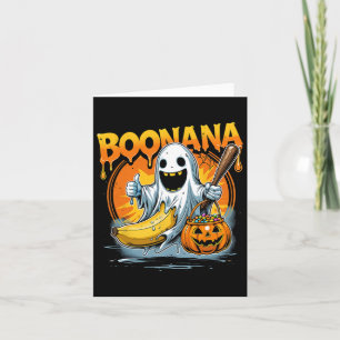 Boonana Ghost Nana Sell Funny Trick Or Treat Desig Card