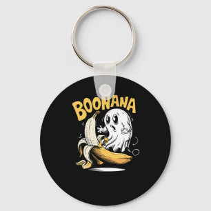 Boonana Surprise Me Boo Halloween Funny Ghostface Key Ring