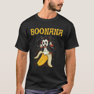 Boonana Vampire Funny Scary Banana Halloween Costu T-Shirt