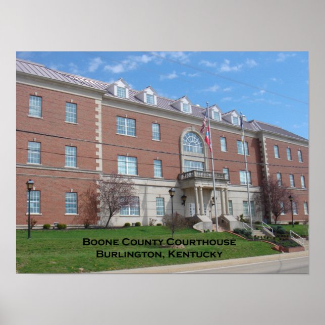 Boone County Courthouse Poster (Front)