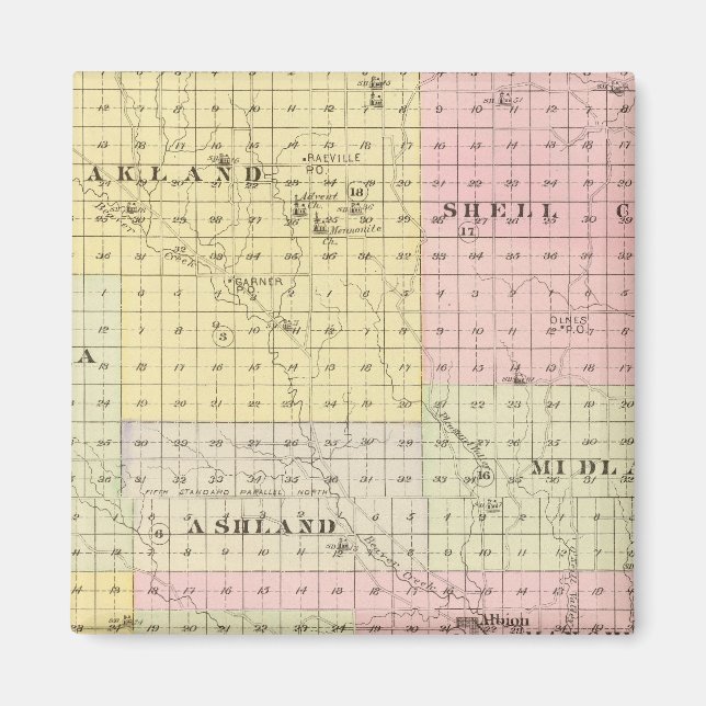 Boone County, Nebraska Magnet (Front)