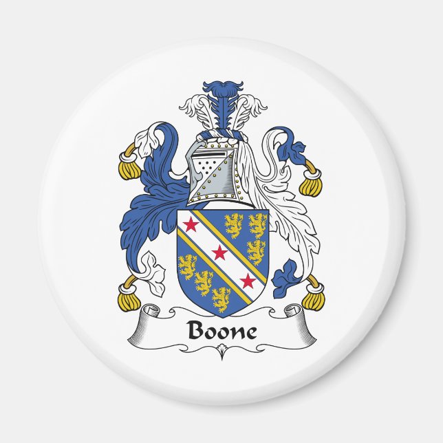 Boone Family Crest Magnet (Front)