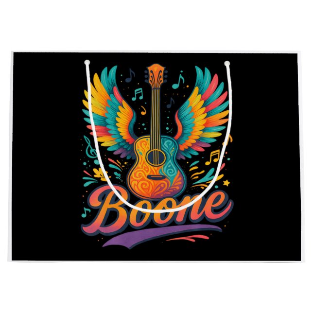 Boone Guitar Large Gift Bag (Front)