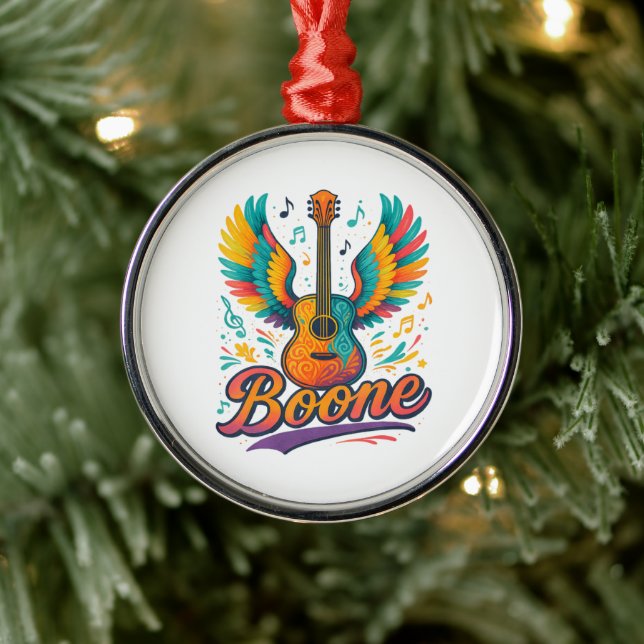 Boone Guitar Metal Tree Decoration (Tree)