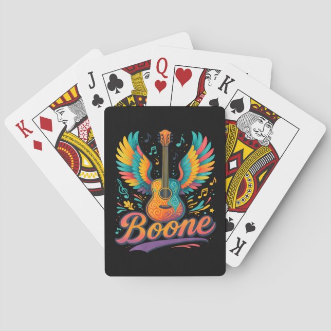Boone Guitar Playing Cards (Back)