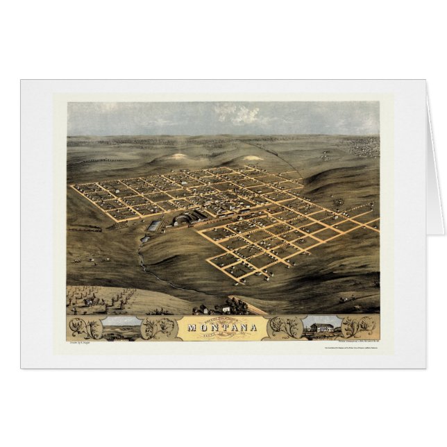 Boone (Montana), IA Panoramic Map - 1868 (Front Horizontal)